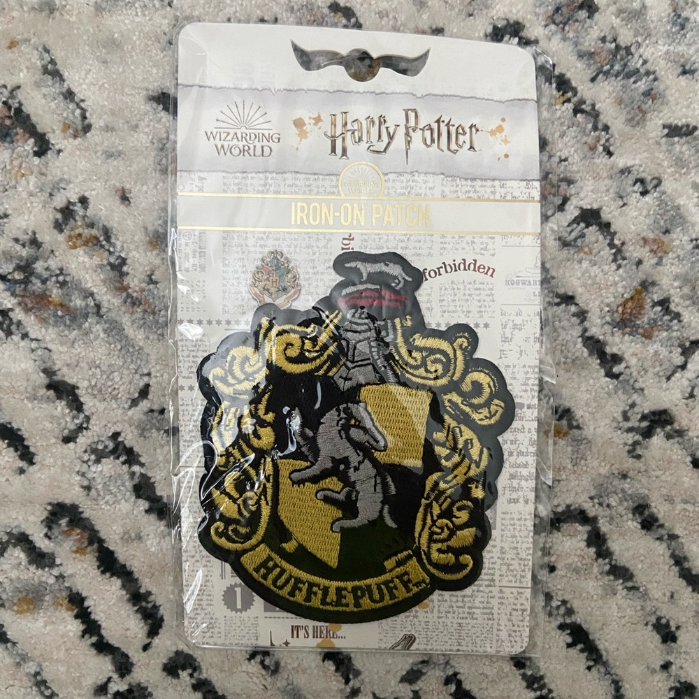 Halloween huffle puff patch